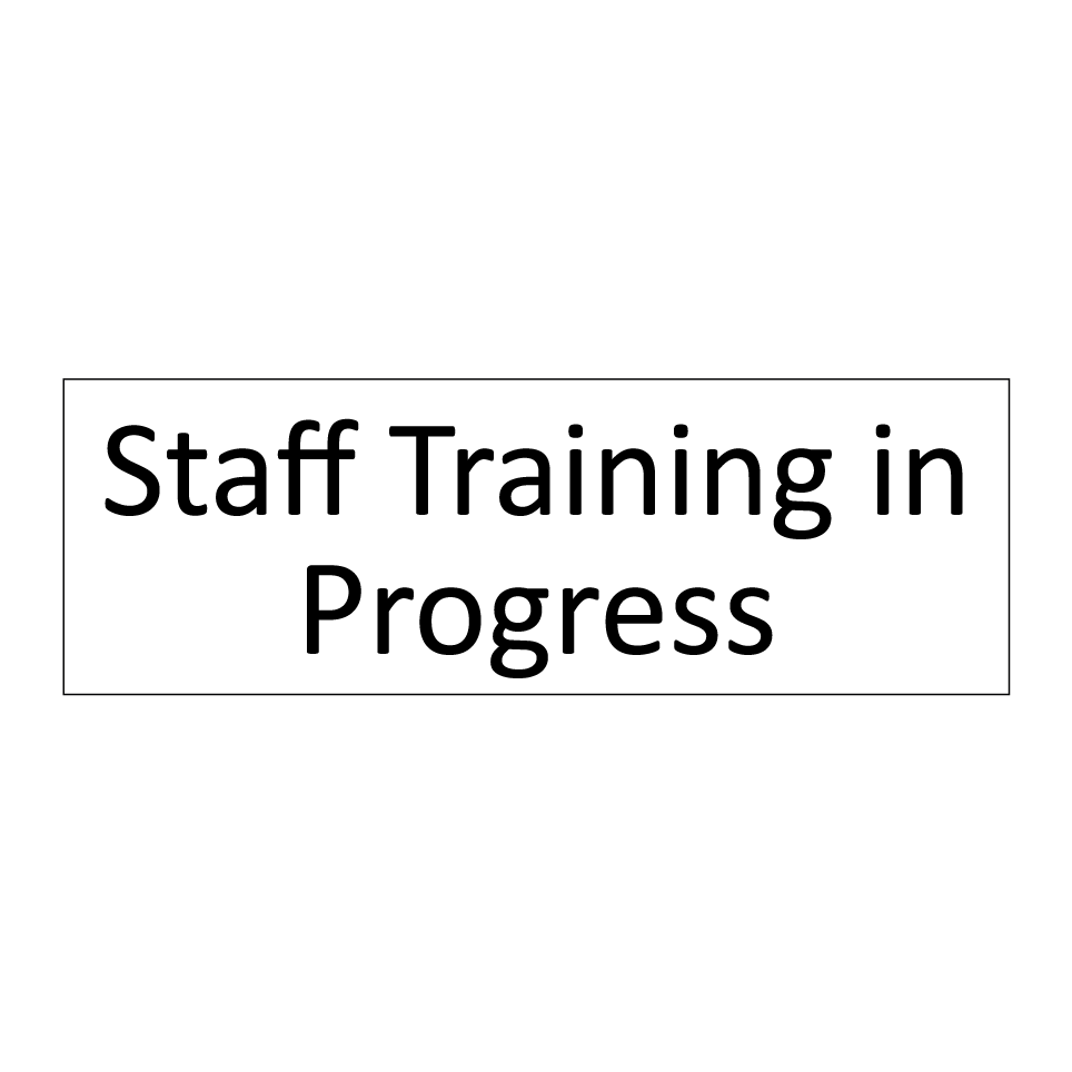 Staff Training in Progress
