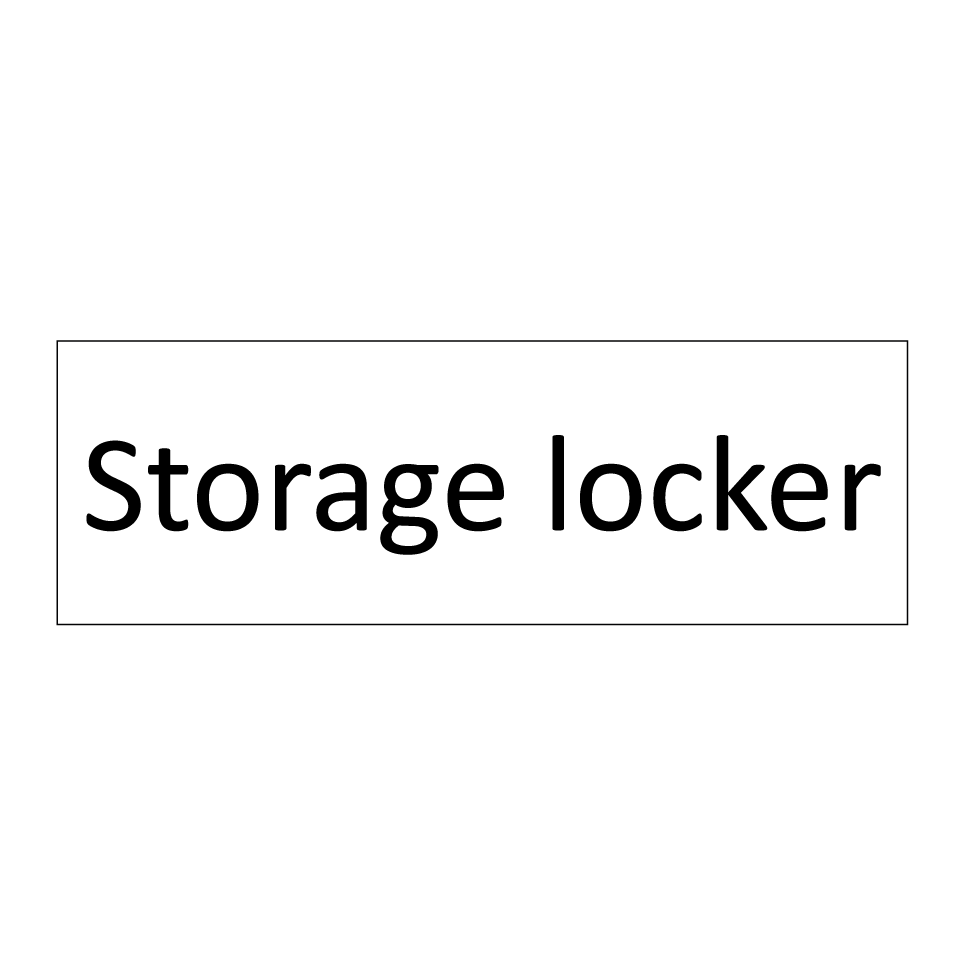 Storage locker