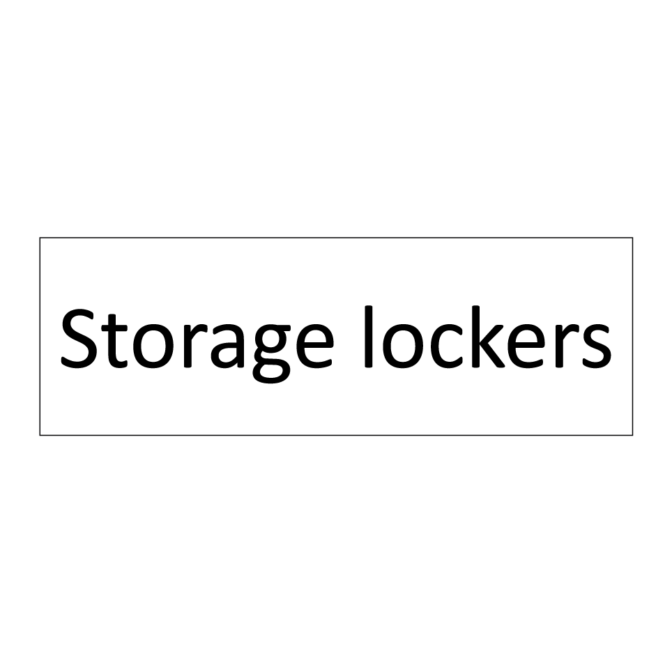 Storage lockers