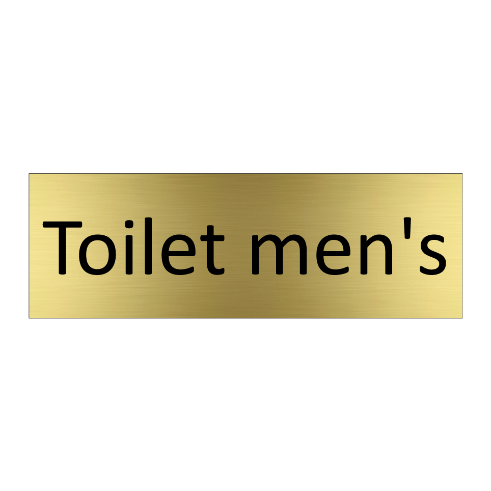 Toilet men's