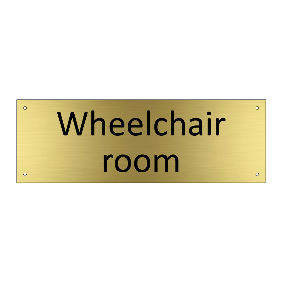 Wheelchair room