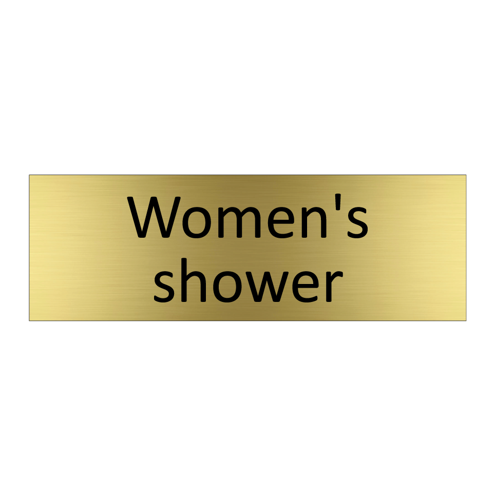 Women's shower