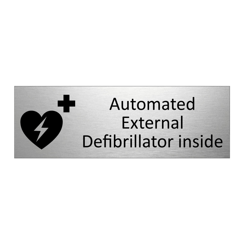 Automated External Defibrillator inside