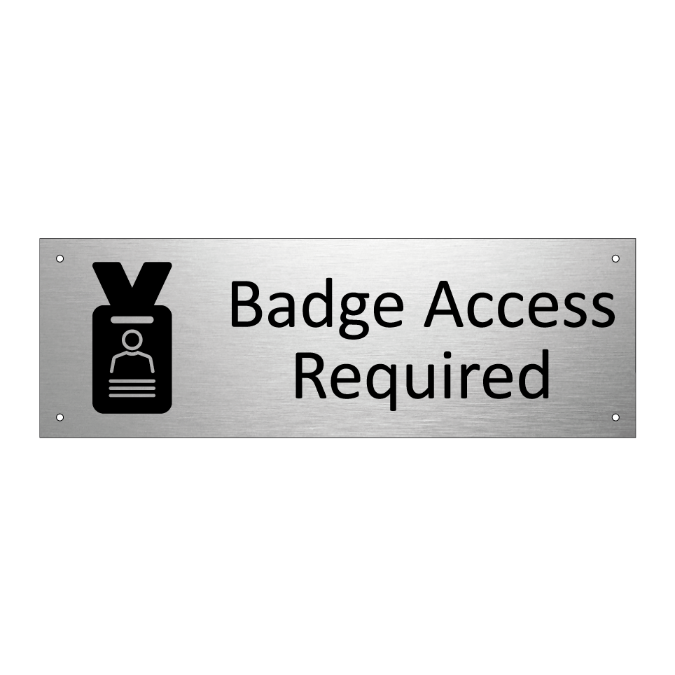 Badge Access Required
