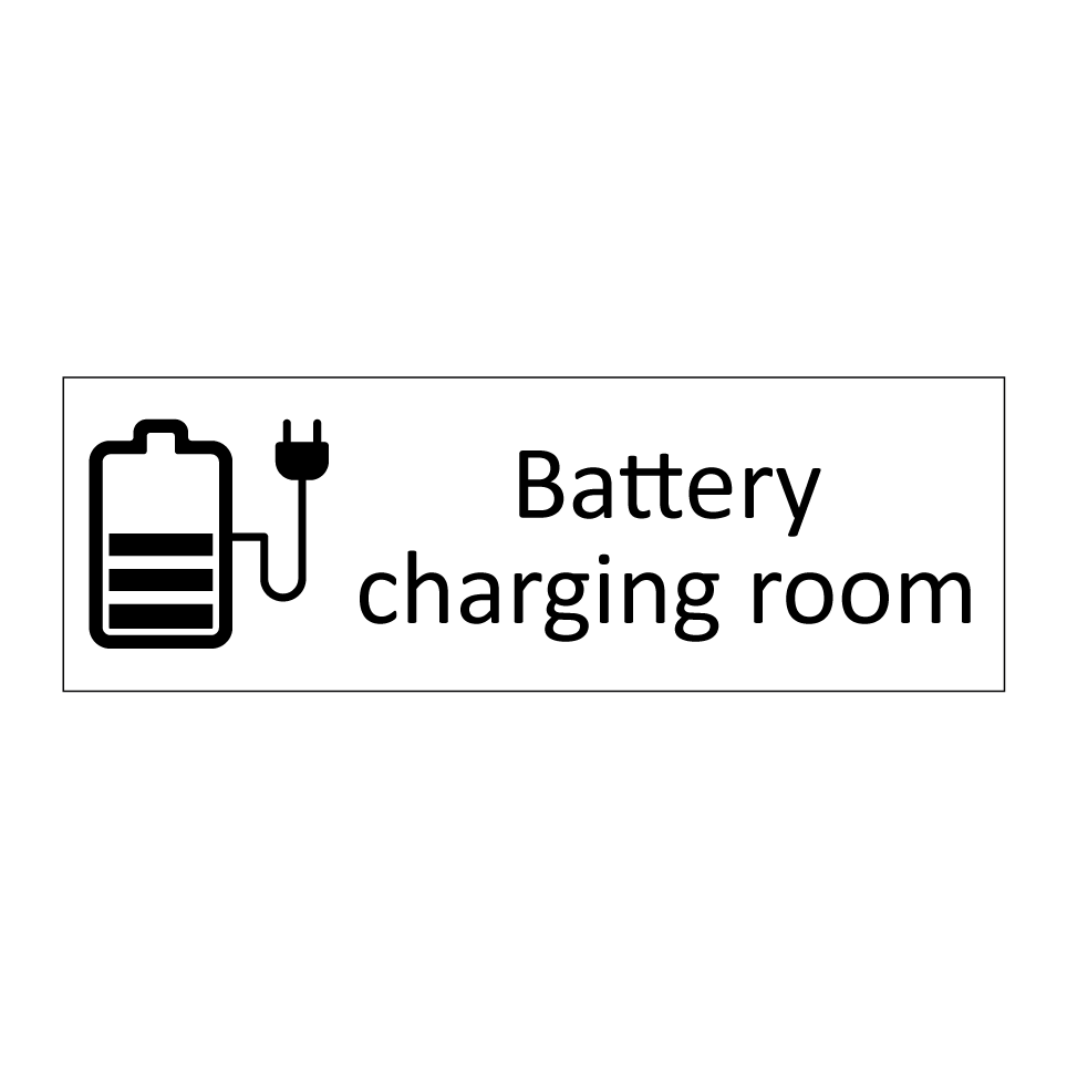 Battery charging room