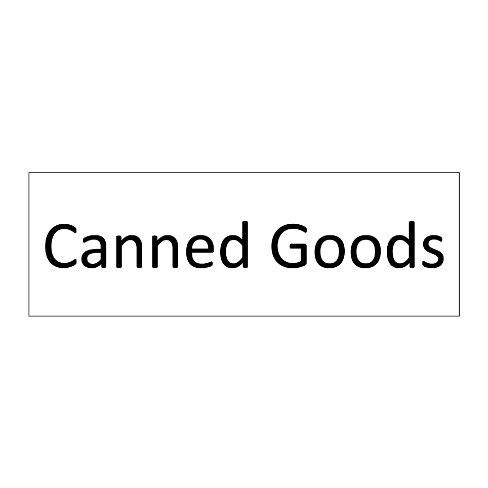 Canned Goods