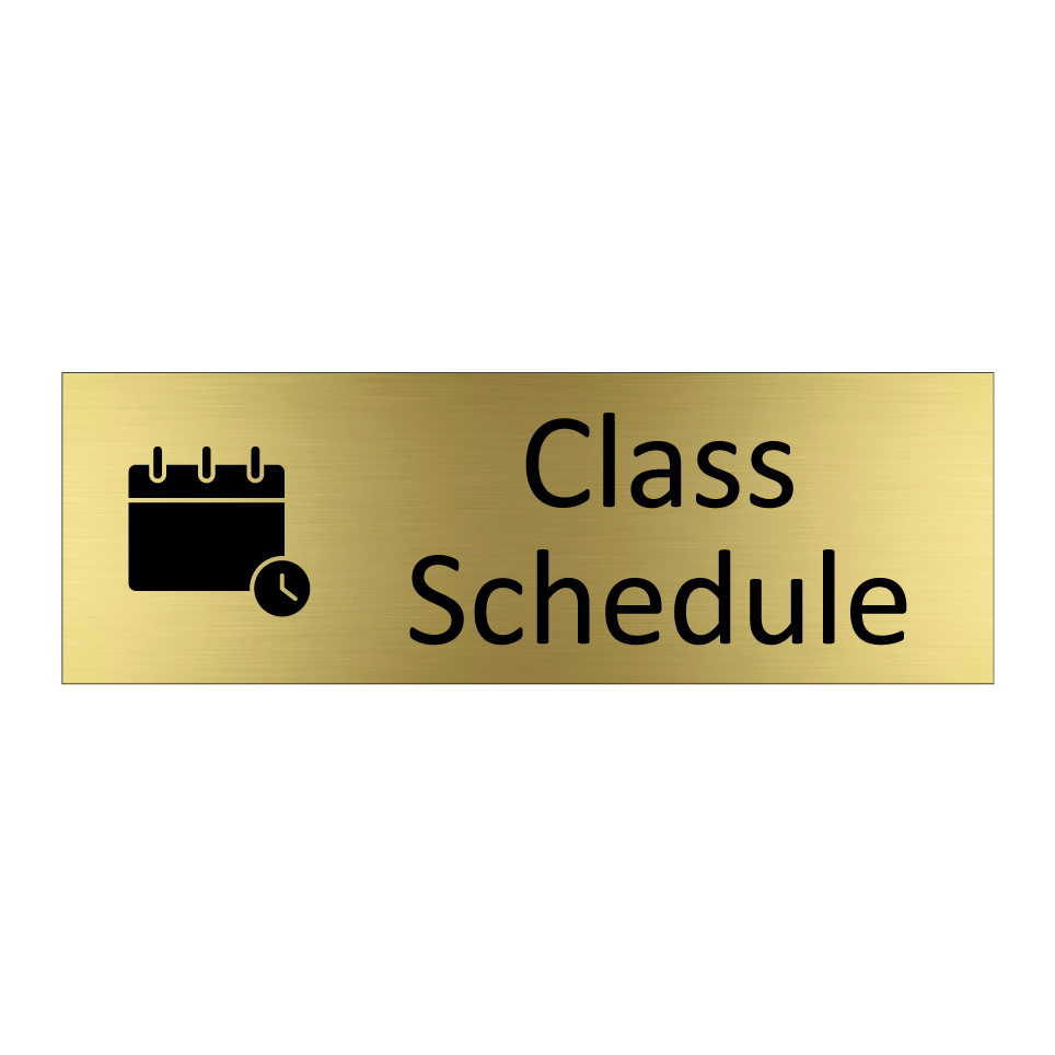 Class Schedule
