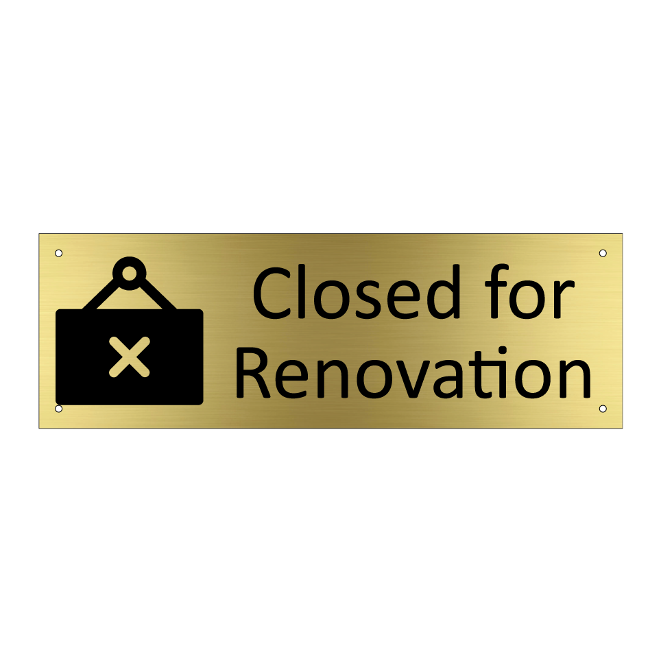 Closed for Renovation