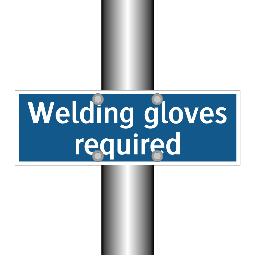 Welding gloves required
