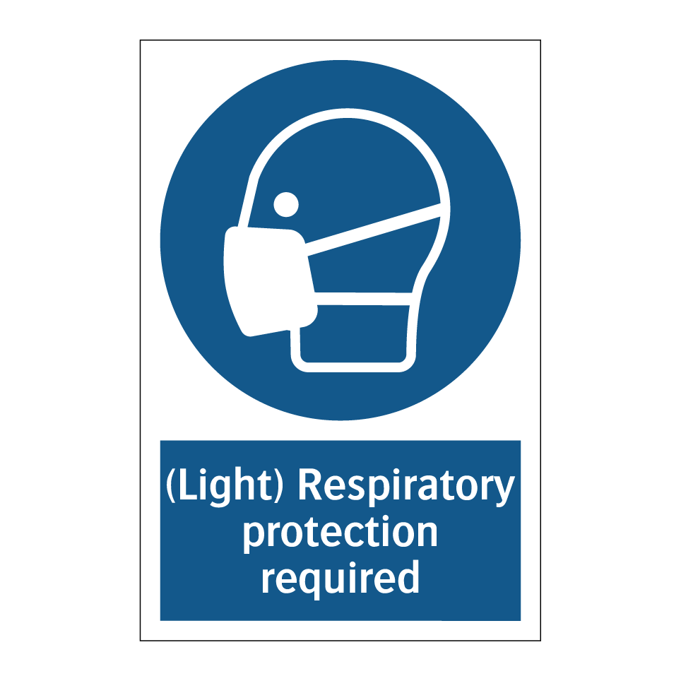 (Light) Respiratory protection required