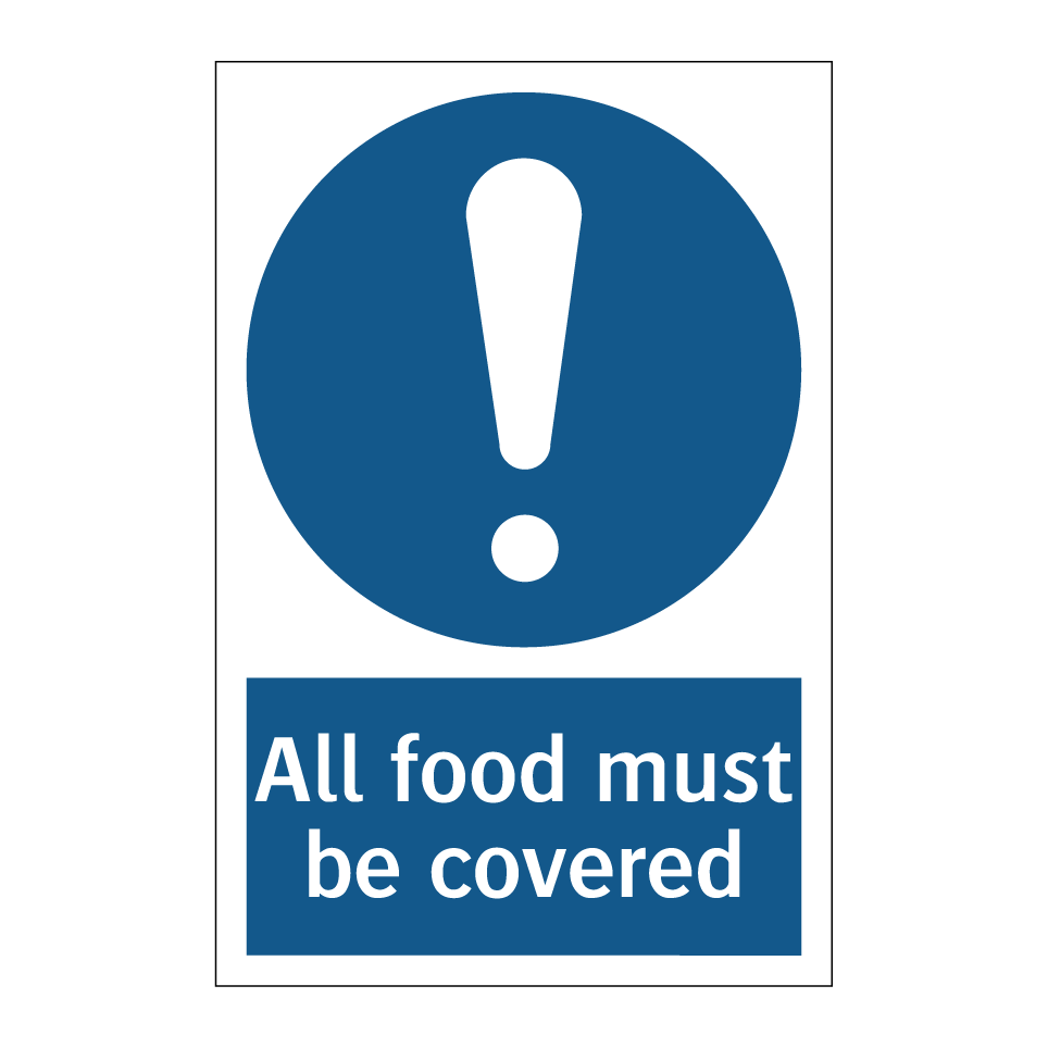 All food must be covered