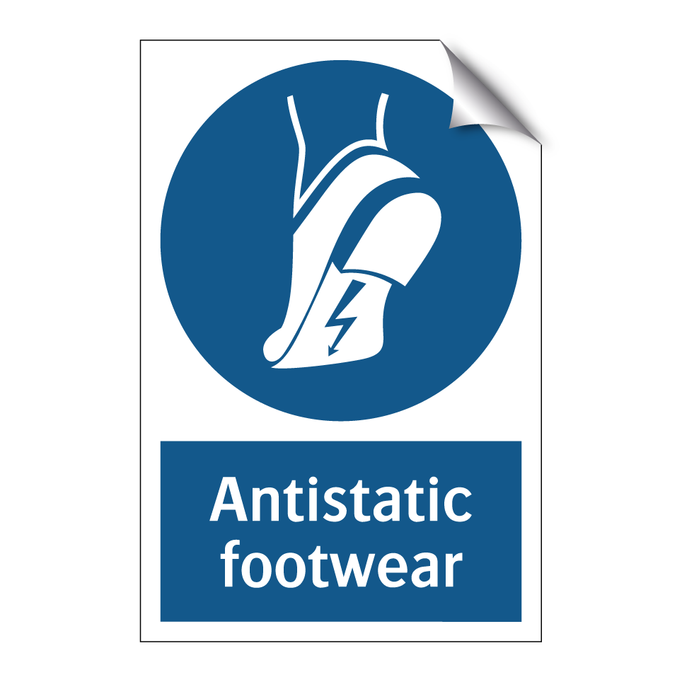 Antistatic footwear