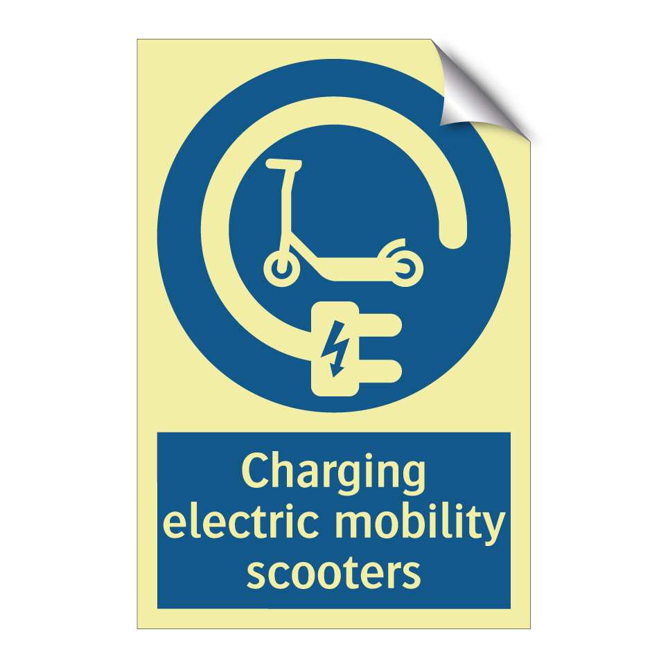 Charging electric mobility scooters