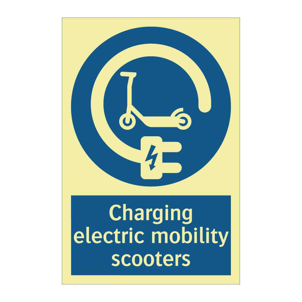 Charging electric mobility scooters