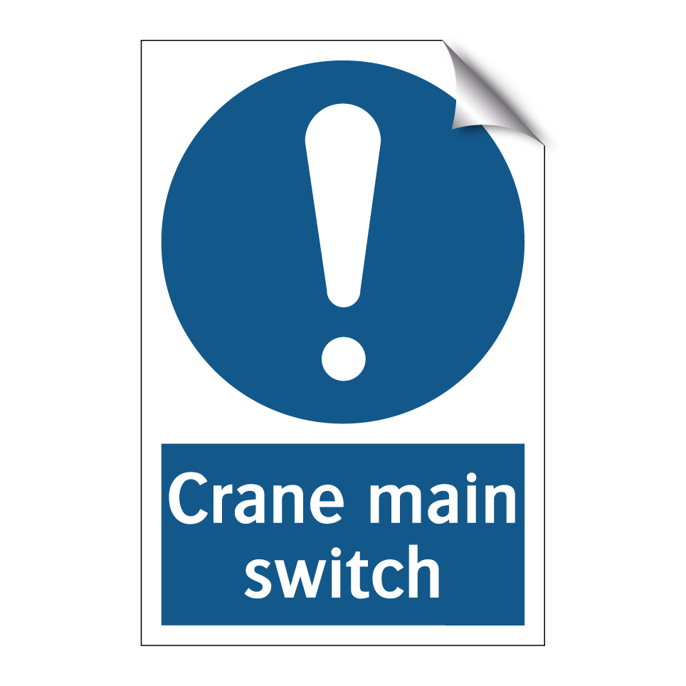 Crane main switch