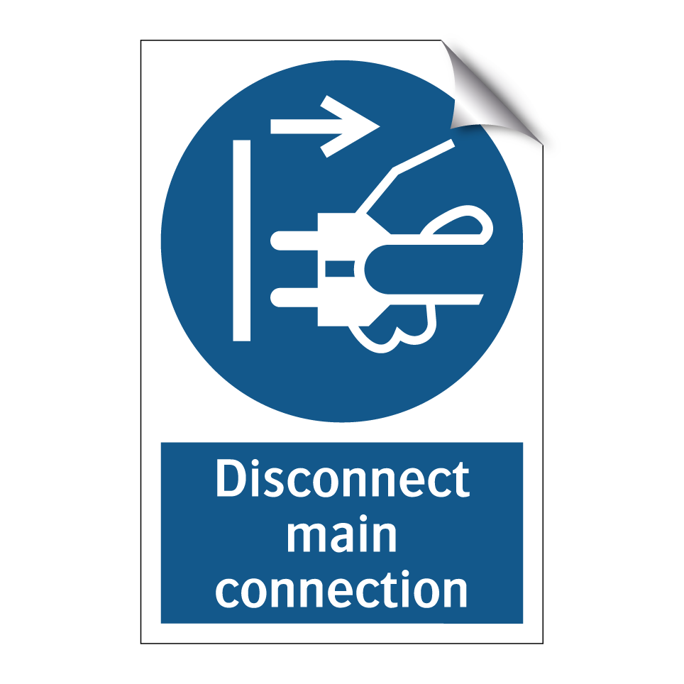 Disconnect main connection