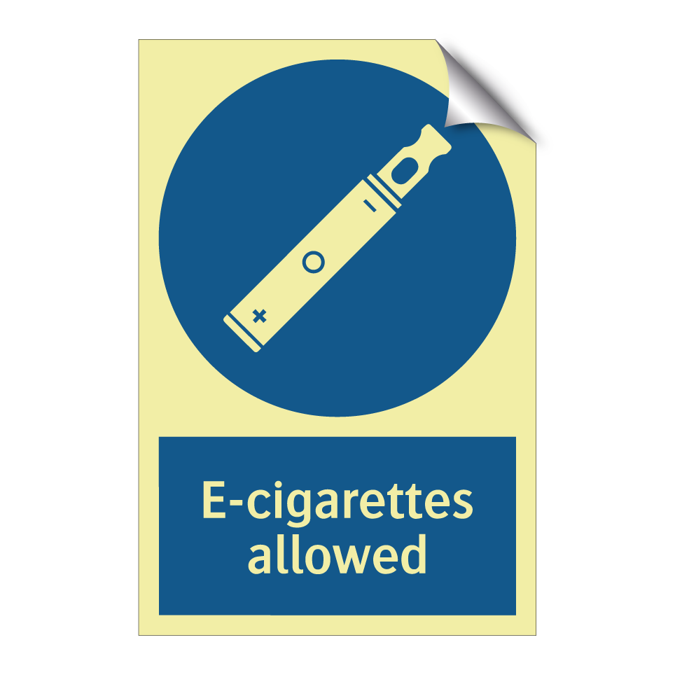 E-cigarettes allowed