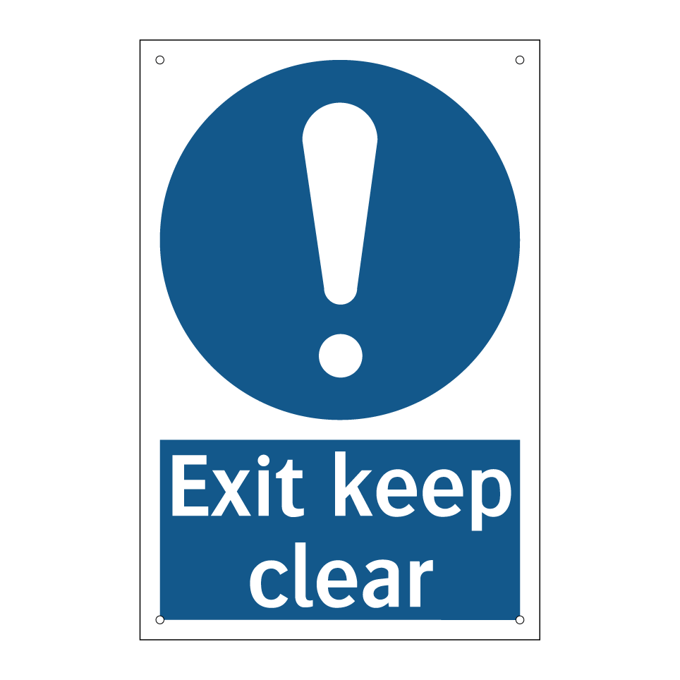 Exit keep clear