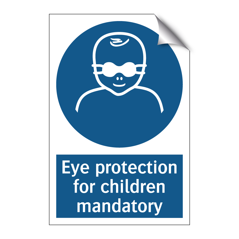 Eye protection for children mandatory