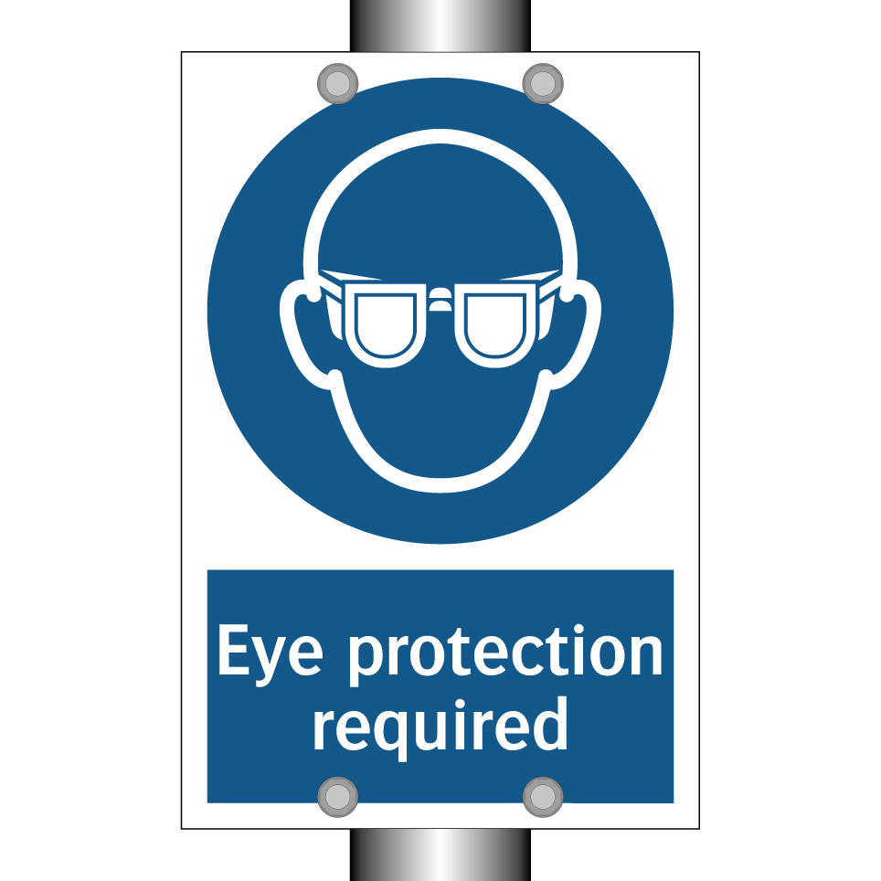 Eye protection required