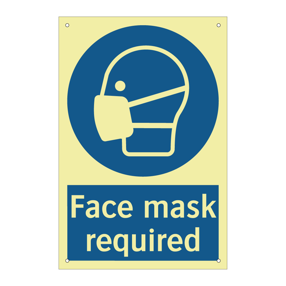 Face mask required