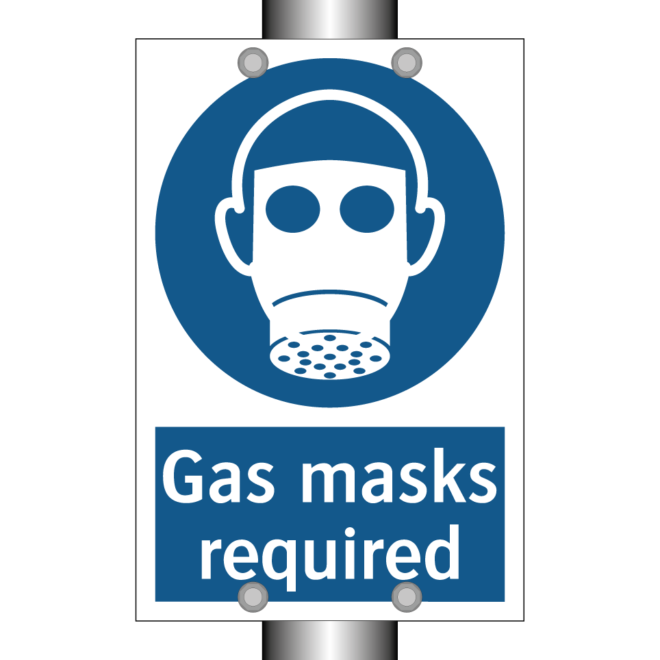 Gas masks required