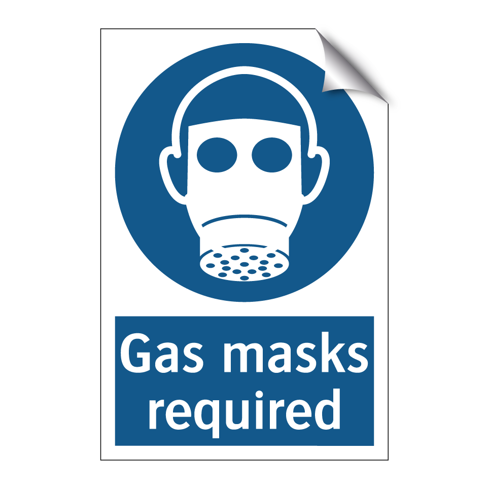 Gas masks required