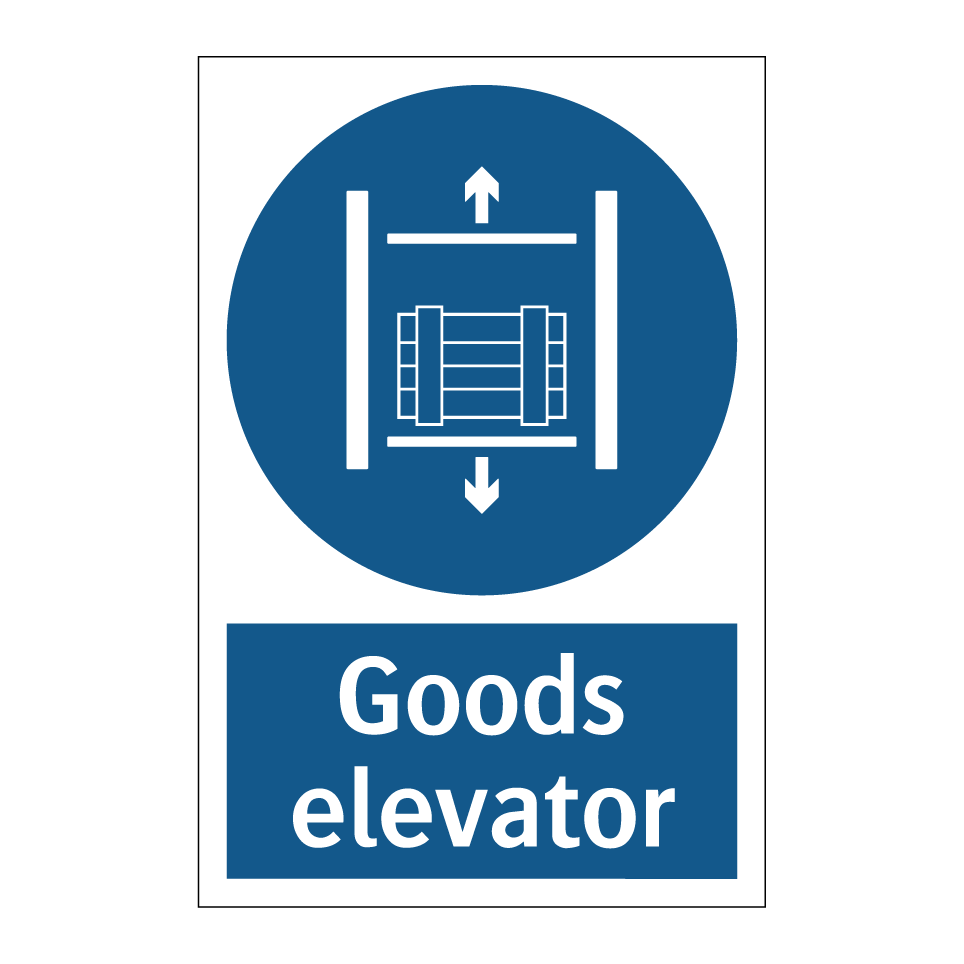 Goods elevator