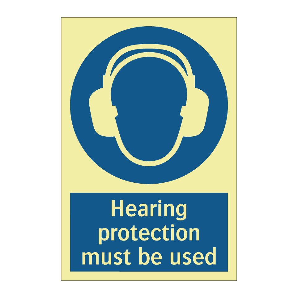 Hearing protection must be used