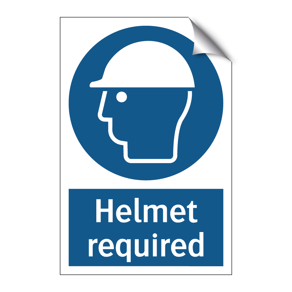 Helmet required