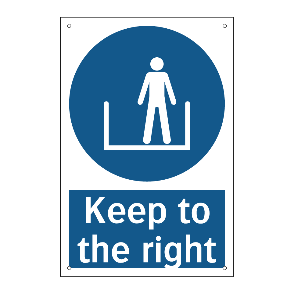 Keep to the right