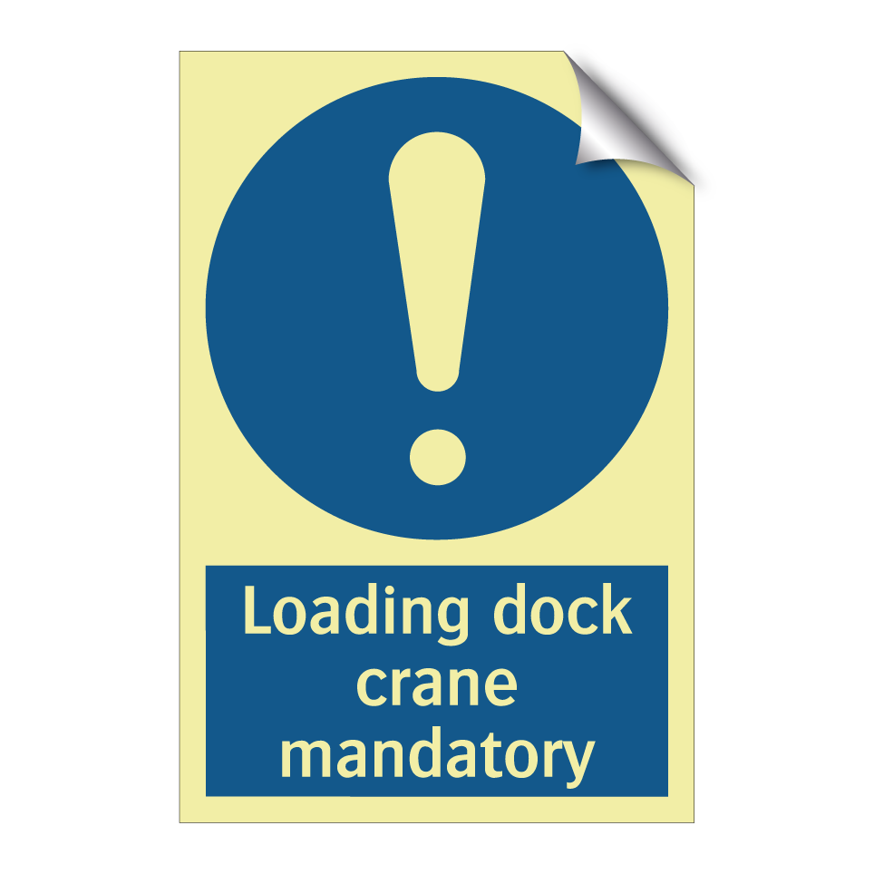 Loading dock crane mandatory