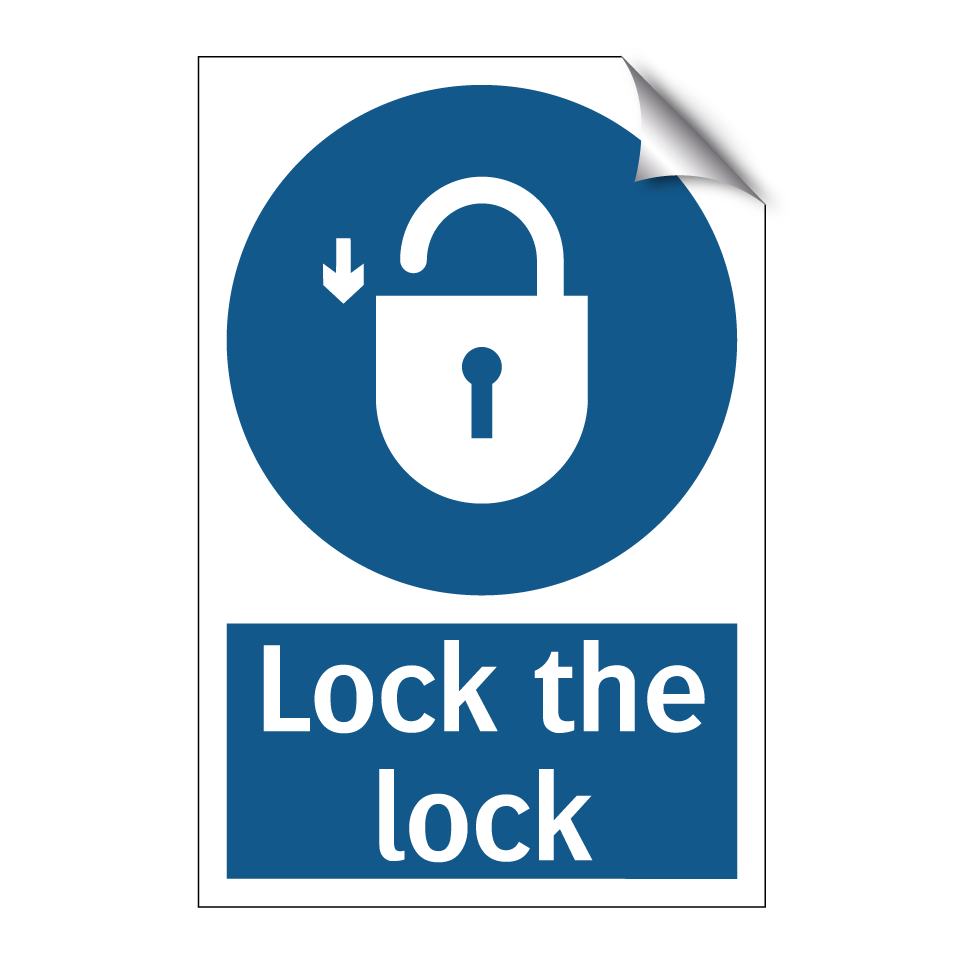 Lock the lock