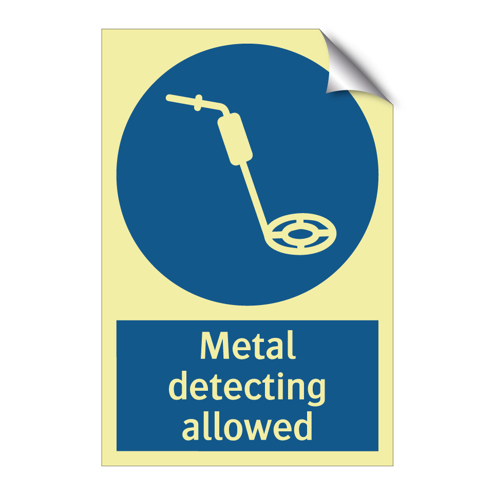 Metal detecting allowed