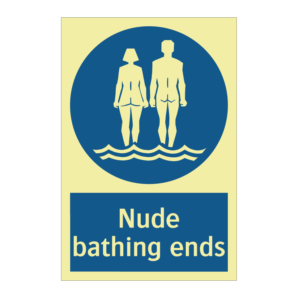 Nude bathing ends