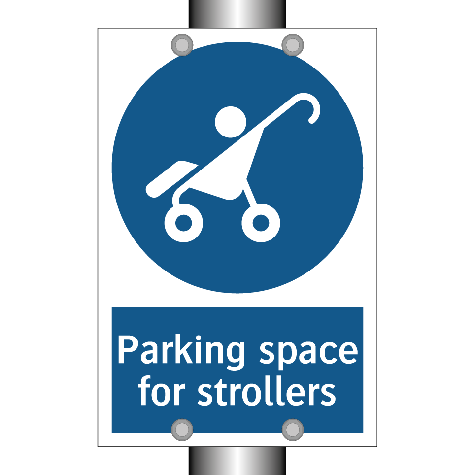 Parking space for strollers