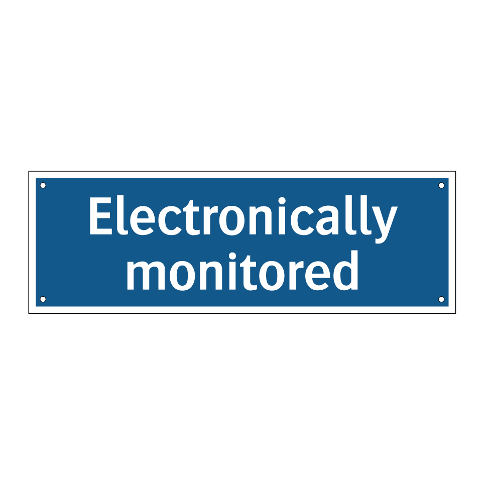 Electronically monitored