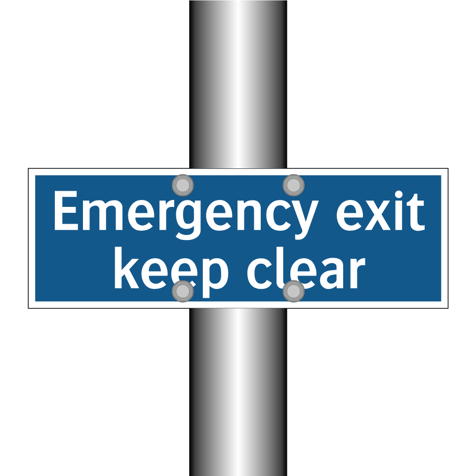 Emergency exit keep clear