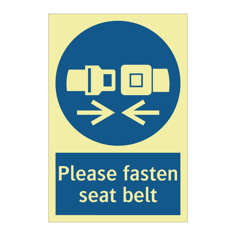 Please fasten seat belt