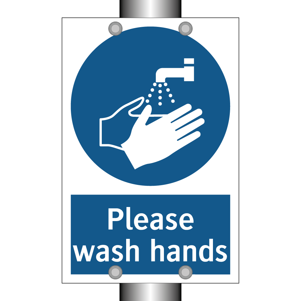 Please wash hands