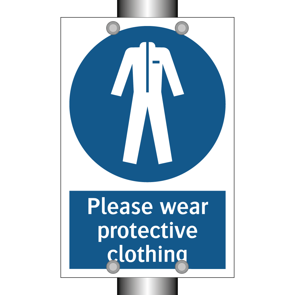 Please wear protective clothing