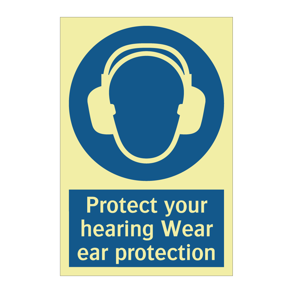 Protect your hearing Wear ear protection