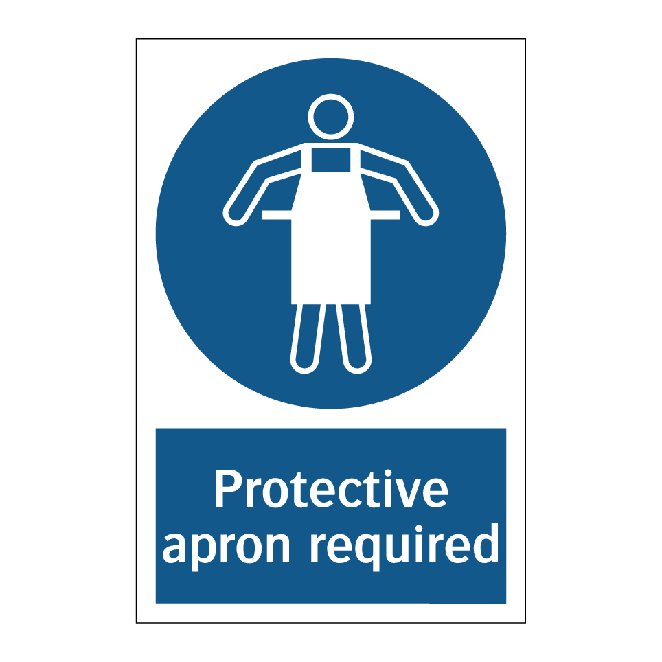 Protective apron required
