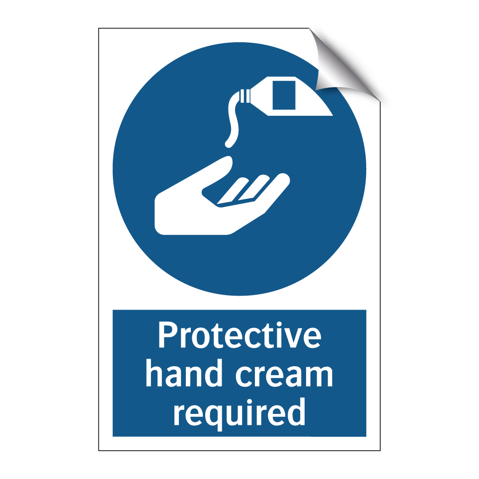 Protective hand cream required