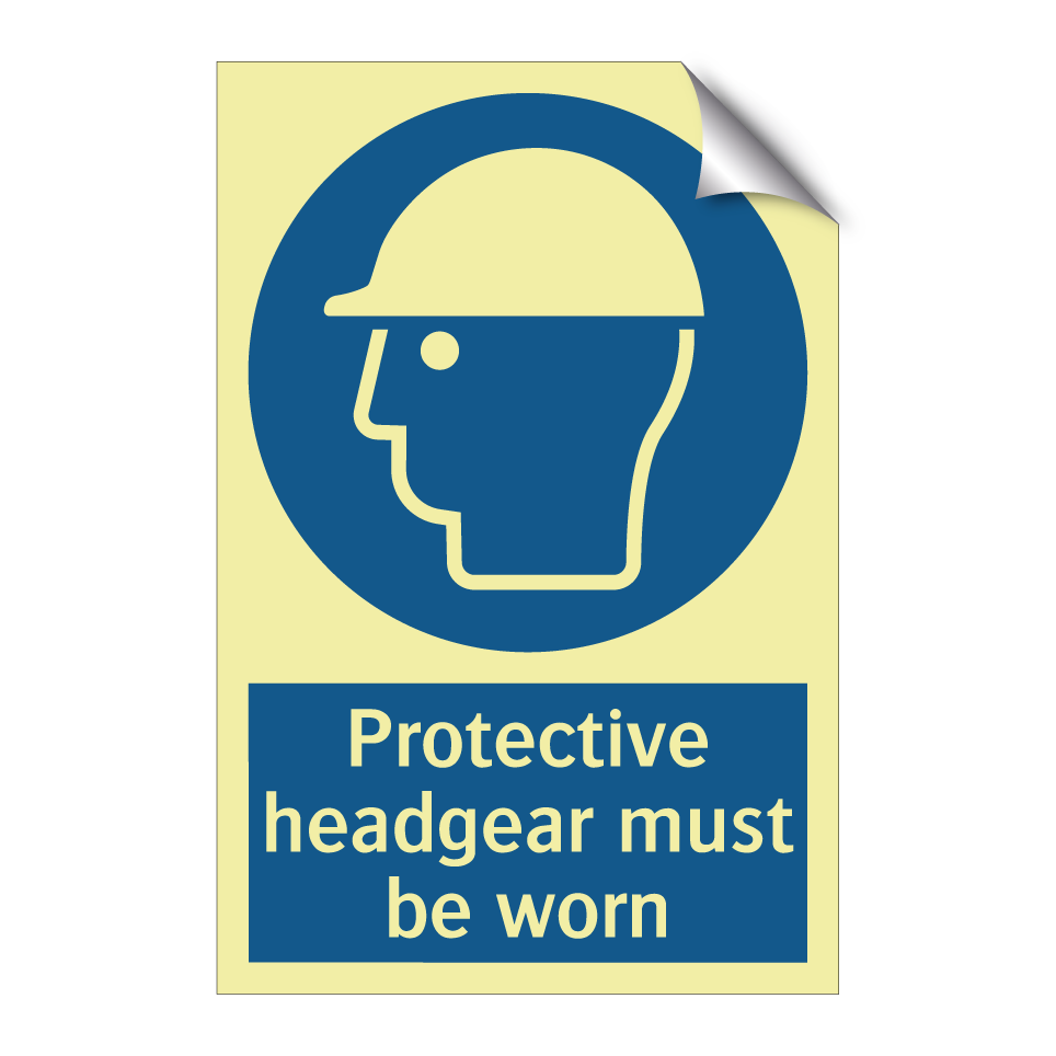 Protective headgear must be worn