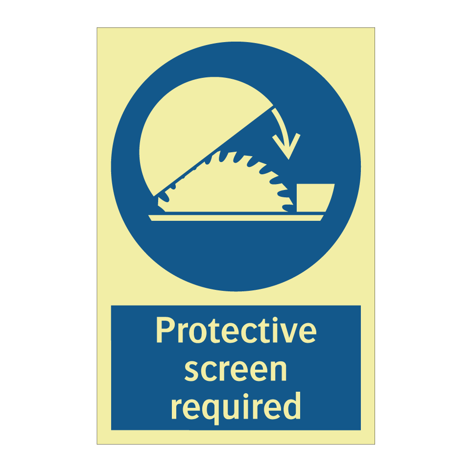 Protective screen required