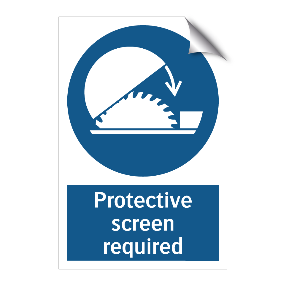 Protective screen required