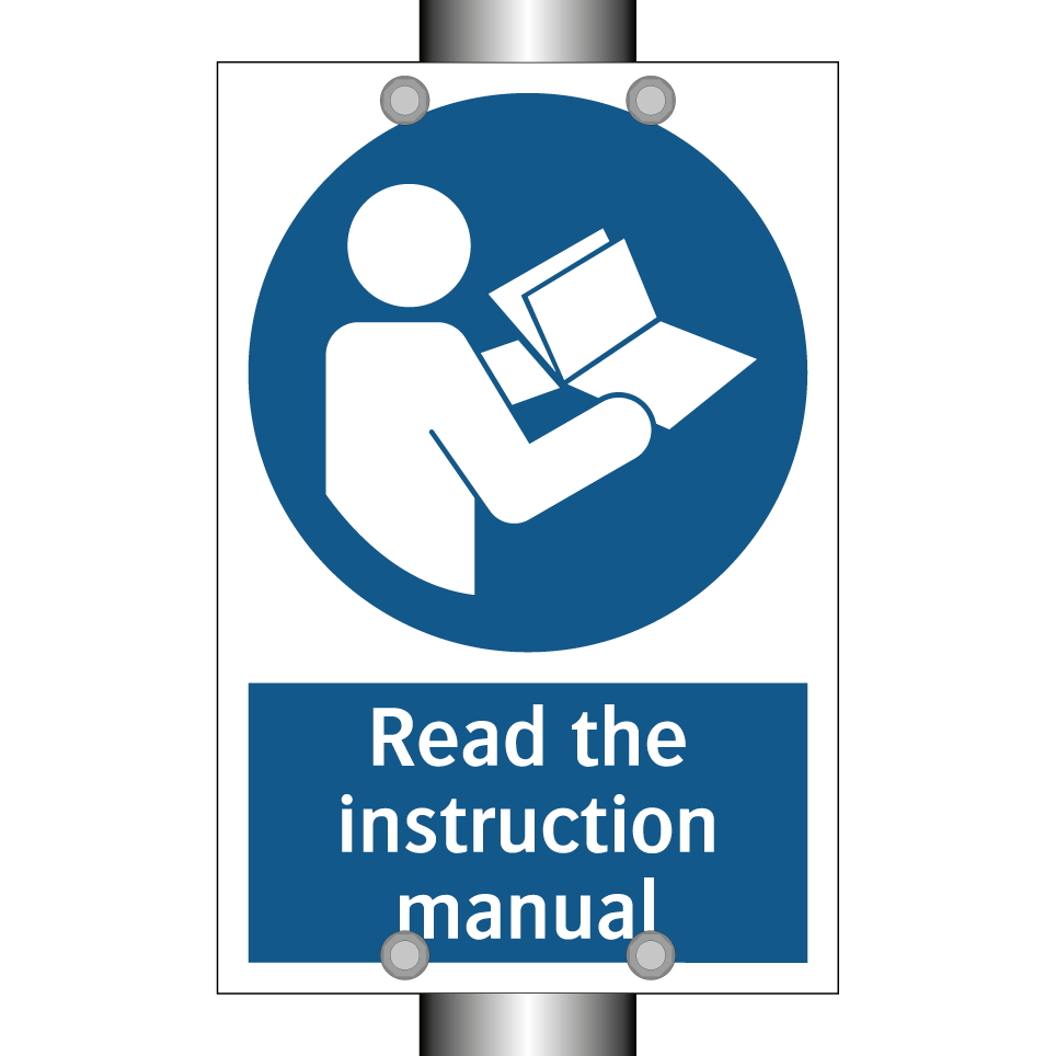 Read the instruction manual