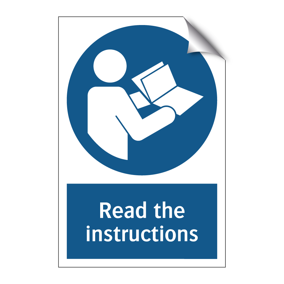 Read the instructions