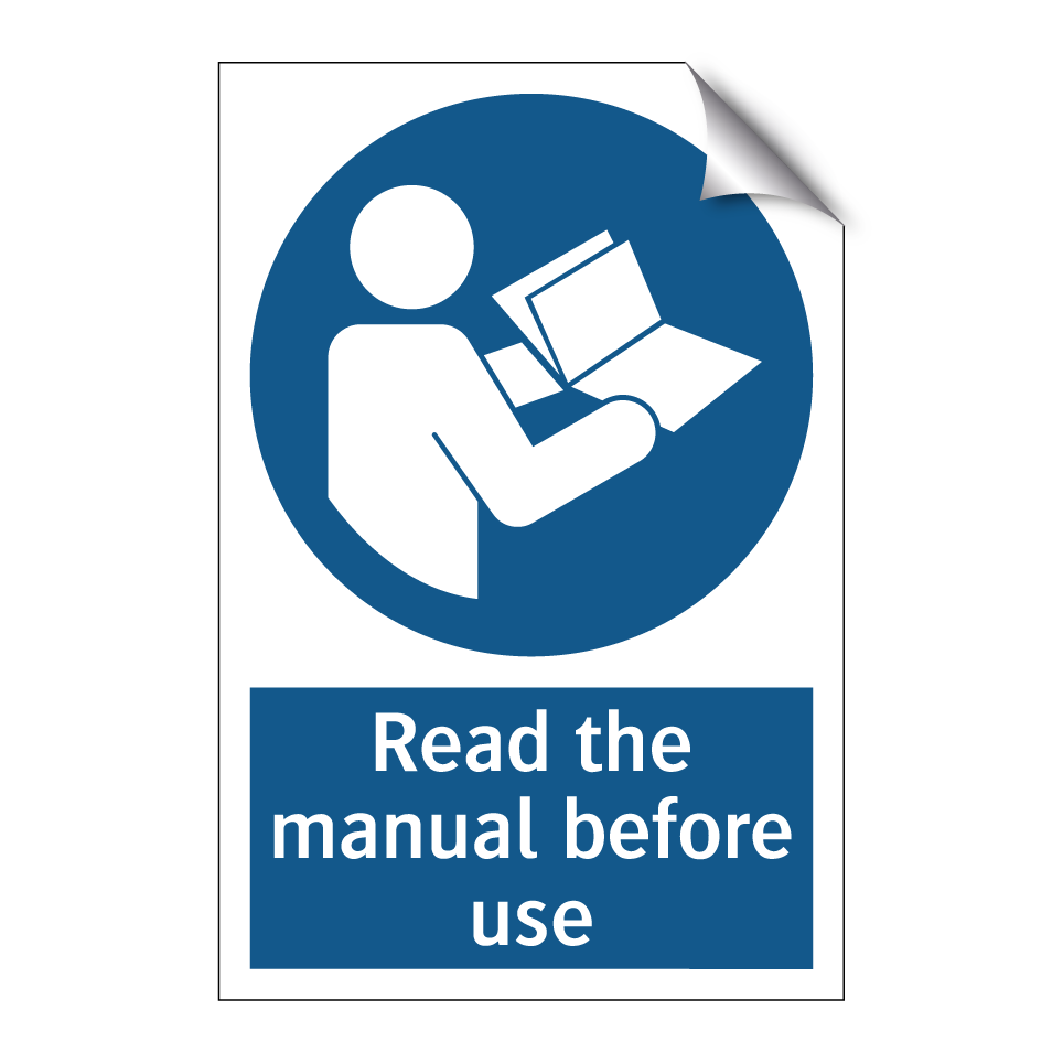 Read the manual before use